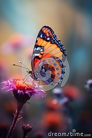 Beautiful closeup image in nature urticaria butterfly tortoiseshell 1690447027170 1 Stock Photo