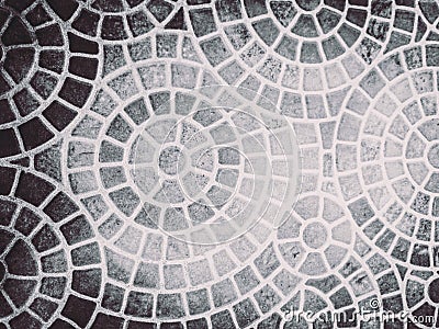 Beautiful closeup textures abstract wall stone and tile floor background Stock Photo