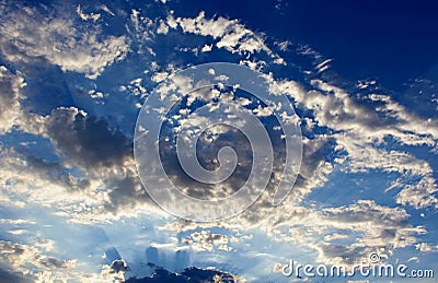 Beautiful clouds, Death Valley National Park Stock Photo