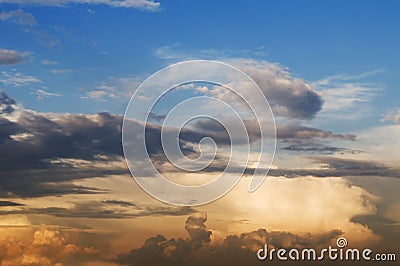 Beautiful cloudscape Stock Photo