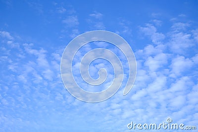 Beautiful cloudscape in daytime blue sky, beautiful white fluffy with clouds, concept of transcendence, Heaven and infinity, good Stock Photo