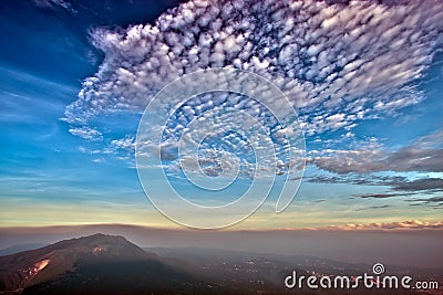 Beautiful cloudy sky Stock Photo