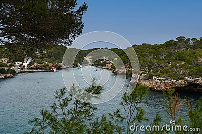 Beautiful coast of Cala Figuera - Spain, Mallorca Stock Photo