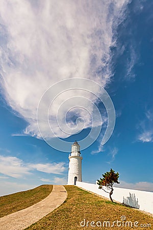 The beautiful coast of Dongju Township Stock Photo