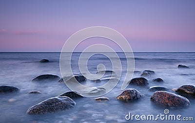 Beautiful coast scene. Stock Photo