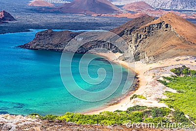 Beautiful Coast View in Galapagos Stock Photo