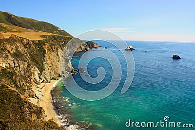 Beautiful Coastline Stock Photo