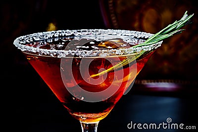 Beautiful cold cocktail Stock Photo