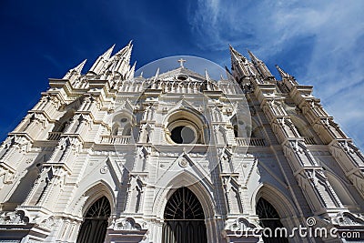 Colonial architecture in El Salvador Stock Photo