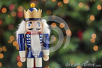 Beautiful and colorful holiday nutcracker ornament decoration Stock Photo