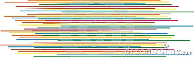 Beautiful colourful horizontal lines Vector Illustration