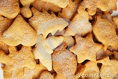 Beautiful Cookies background , close up Stock Photo