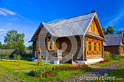 Beautiful country house Stock Photo