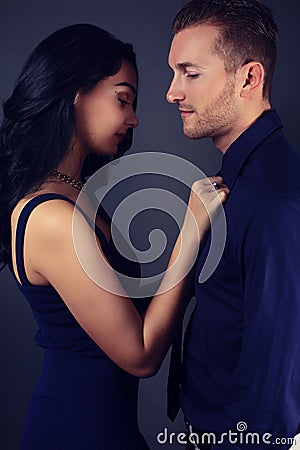 https://thumbs.dreamstime.com/x/beautiful-couple-posing-over-gray-backgound-women-touching-handsome-men-background-88252913.jpg