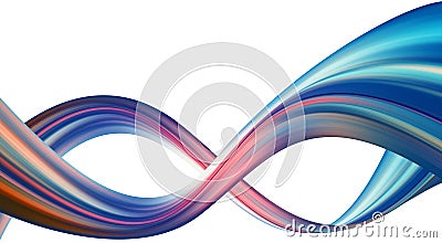 Beautiful curves abstract modern background Stock Photo