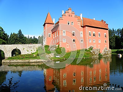 Beautiful czech castle Stock Photo