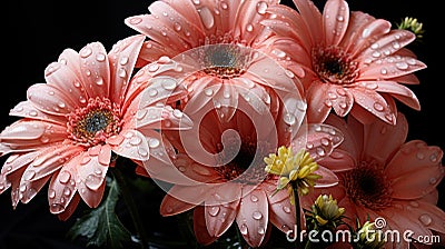 Beautiful Daisies and Gerbera Flowers. Mothers day concept. Stock Photo