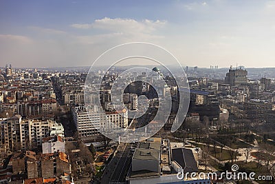 Beautiful day in Belgrade Editorial Stock Photo