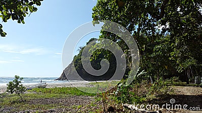 Cangrejal beach in Costa Rica Stock Photo