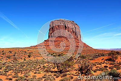 Merrick Butte in Monument Valley / Utah Arizona / USA Stock Photo