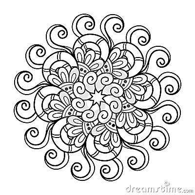 Beautiful Deco Mandala Vector Illustration