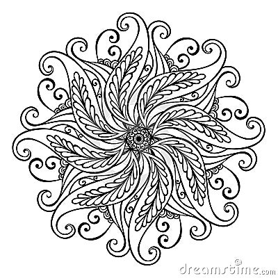 Beautiful Deco Mandala (Vector) Vector Illustration