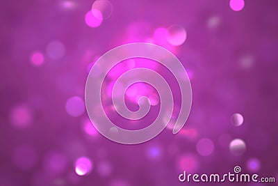 Beautiful defocused purple bokeh background Stock Photo