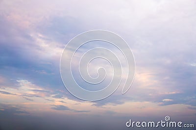 Beautiful dramtic cloudy sky sunset background Stock Photo