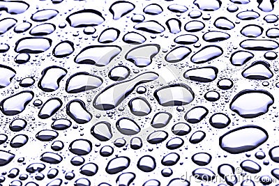 Beautiful drops of water Stock Photo