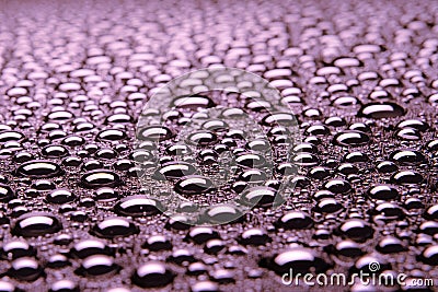 Beautiful drops of water Stock Photo