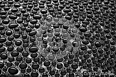 Beautiful drops of water Stock Photo