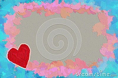 Beautiful dynamic creative hearts. Stock Photo