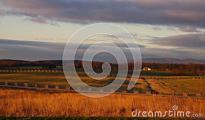 Battlefield of Gettysburg Stock Photo