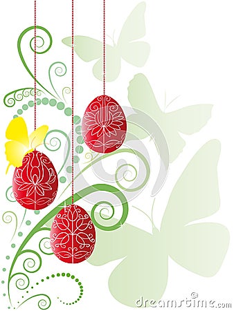 Beautiful easter background Stock Photo