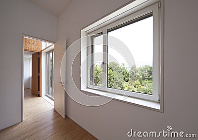 Beautiful ecologic house Stock Photo