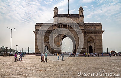 Gateway Of India in Mumbai Editorial Stock Photo