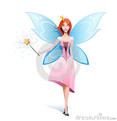 Beautiful fairy Stock Photo