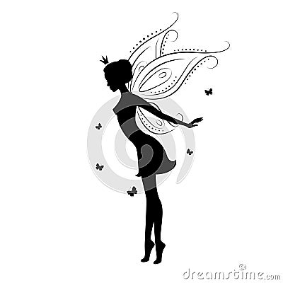 Beautiful fairy Vector Illustration