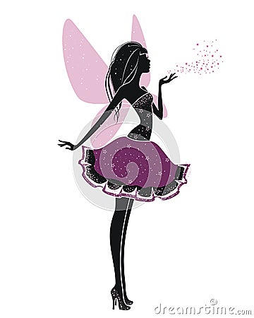 Beautiful fairy Vector Illustration