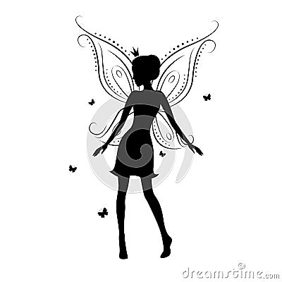 Beautiful fairy Vector Illustration