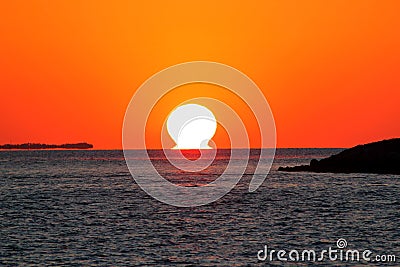 Beautiful and fantasitc sunset in Florida. Key West is a wonderful place to enjoy a sunset. Stock Photo