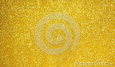 Beautiful Festive Golden Glitter Background Stock Photo
