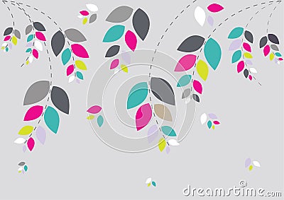 Beautiful floral background Vector Illustration