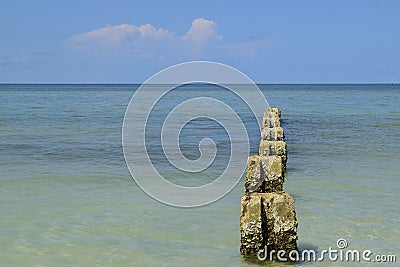 Beautiful Florida seascape. Stock Photo