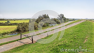 The beautiful Frisian countryside in the Netherlands Stock Photo