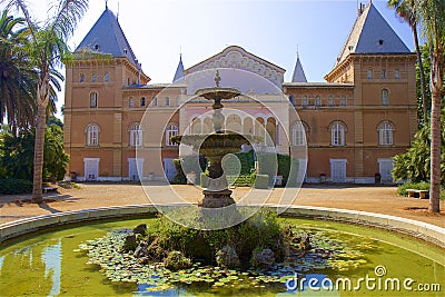 Park Sama in Cambrils, Spain Editorial Stock Photo