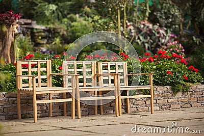 Beautiful garden Stock Photo