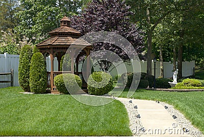 Beautiful gazebo Stock Photo