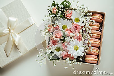 Beautiful Gift Box Stock Photo