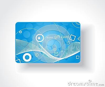 Beautiful gift card Vector Illustration